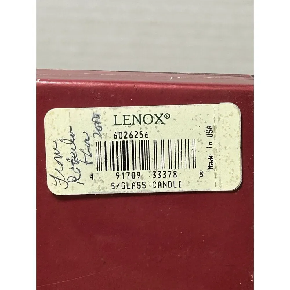 Lenox Stained Glass Candle Ornament
